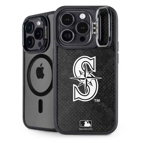 MLB Seattle Mariners Dark Wash iPhone 14 Pro Kickstand Case